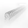 GBC WireBind bindrugken 5 mm, 34 ringen, A4, 35 vellen, zilver, 100 stuks (2101007E)