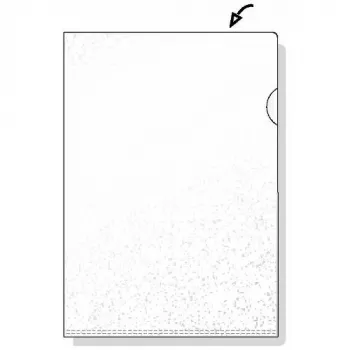Rexel Embossed A4 L-map transparant (100), A4, polypropyleen (PP), transparant, 100 st., 221 mm, 311 mm