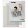 Rexel documentenmap met vouwklep, 220 x 300 mm, transparant, 0,13 mm, 250 mm, 328 mm, 4 mm