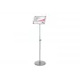 Nobo Essence A4 displaystandaard, zilver, aluminium, 340 mm, 1405 mm