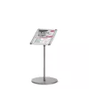 Nobo infostandaard 1902383, A4, 350 x 70 x 1010 mm, in hoogte verstelbaar, ronde voet, zilver