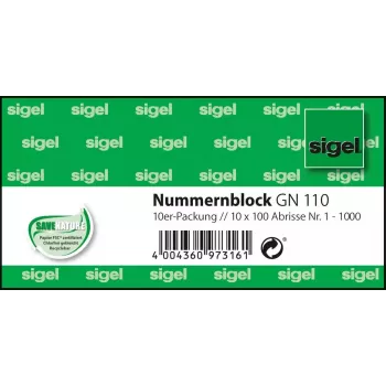 Bedrijfsformulier Sigel GN110