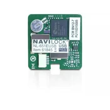 USB GPS-ontvangermodule Navilock NL-651EUSB — 50 kanalen, USB-interface, gevoeligheid -160 dBmW, 30×30×7,9 mm