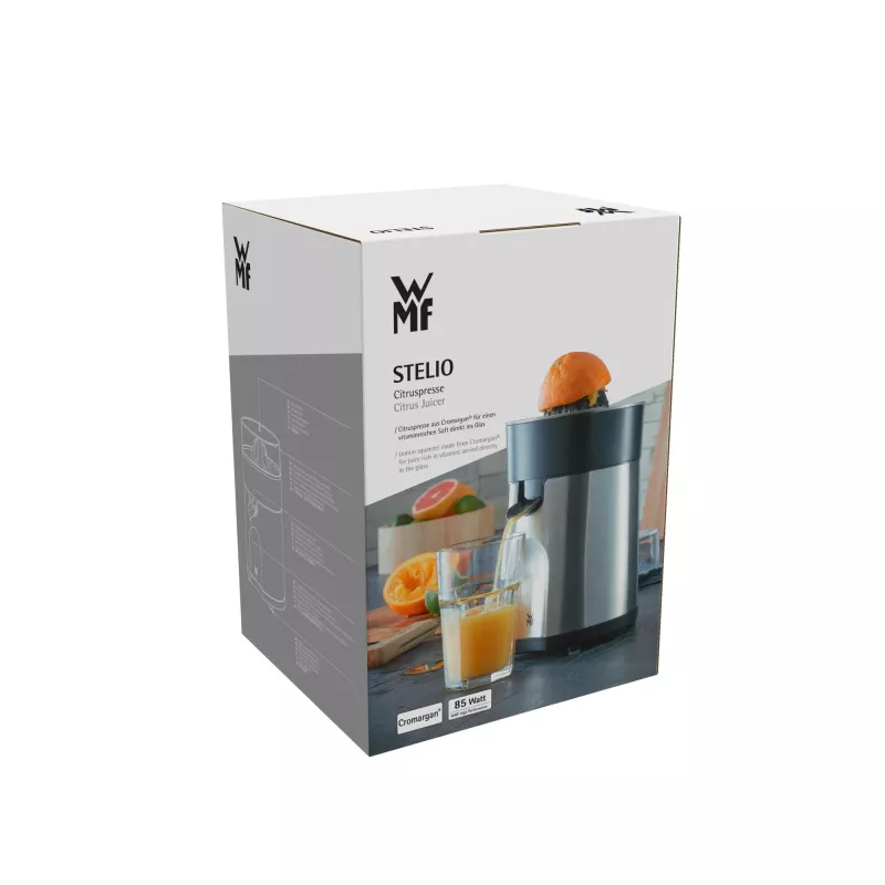 WMF Stelio 04.1603.0012 Elektrische citruspers 85 W zwart, metaalkleur