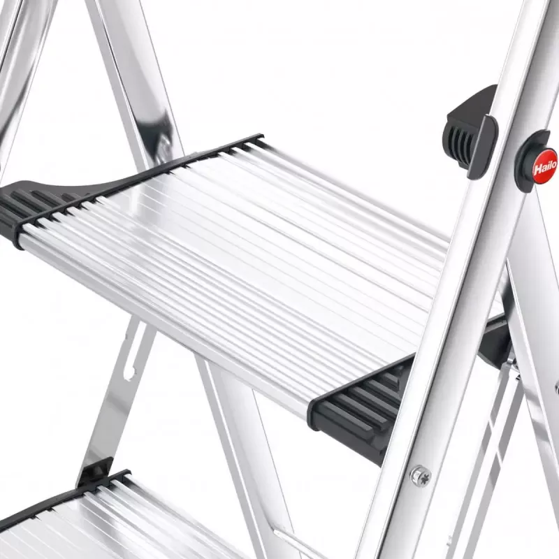 Trapladder Hailo K100 TopLine grijs