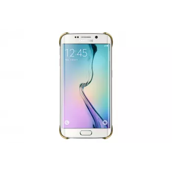 Samsung EF-QG925B telefoonhoesje cover goud, transparant