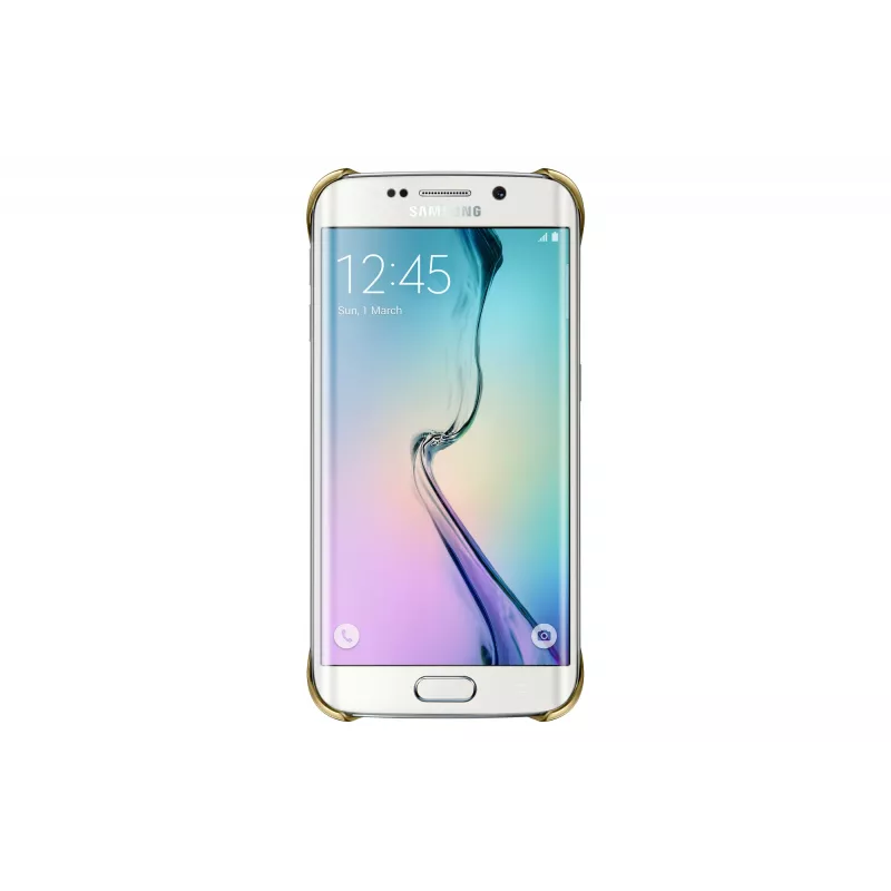 Samsung EF-QG925B telefoonhoesje cover goud, transparant