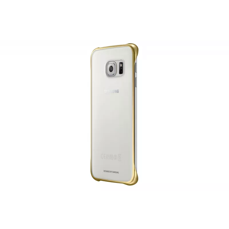 Samsung EF-QG925B telefoonhoesje cover goud, transparant