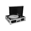 Hardcase Roadinger 30123310 voor platenspeler multiplex zwart zilver