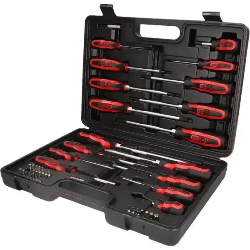KS Tools ERGOTORQUEplus schroevendraaier- en bitset, 39 stuks