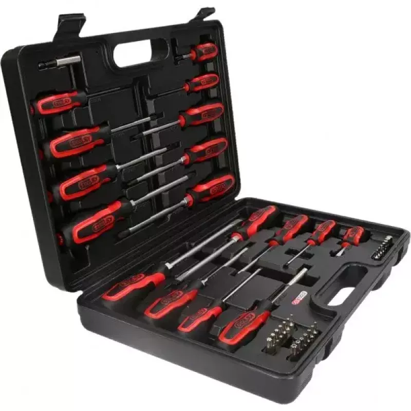 KS Tools ERGOTORQUEplus schroevendraaier- en bitset, 39 stuks