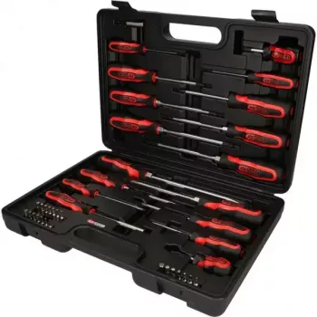 KS Tools ERGOTORQUEplus schroevendraaier- en bitset, 39 stuks