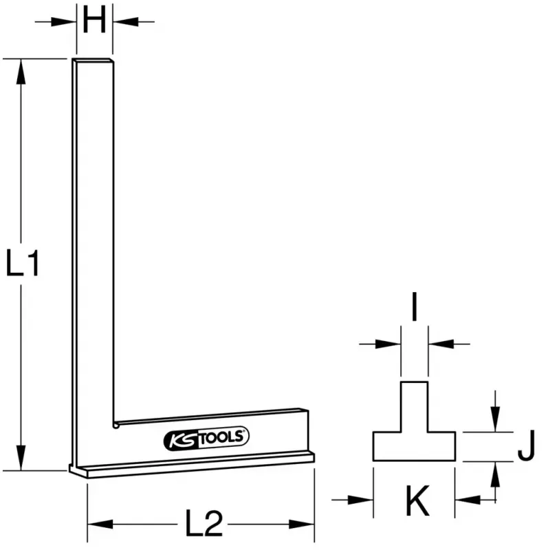 Winkelhaak KS Tools 300.0274 gewicht 620 g