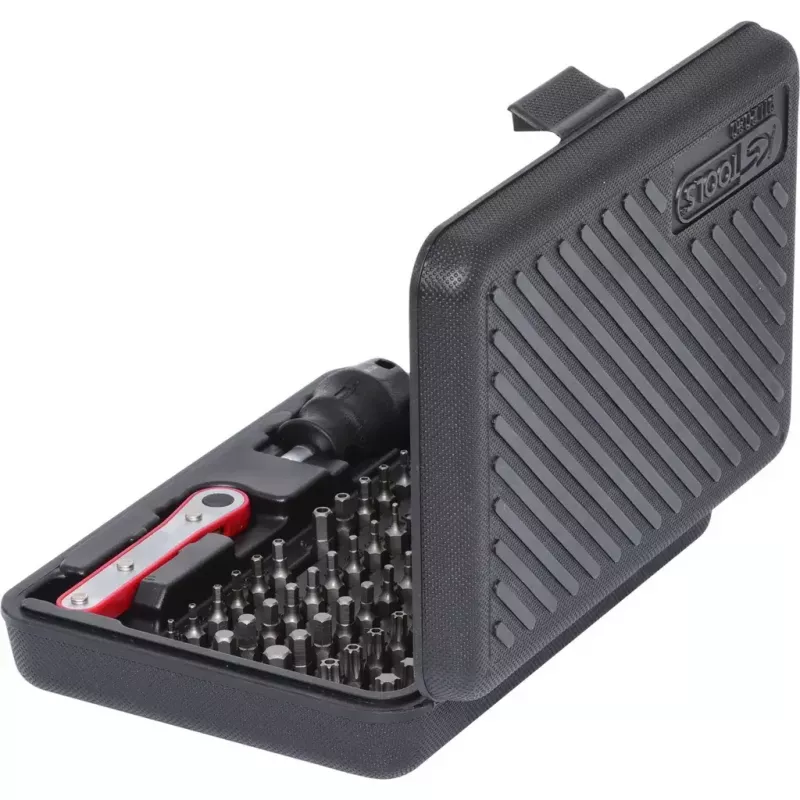 Schroevendraaier-bit-set KS Tools 911.2080 99 stuks nikkel zeskant 25 mm