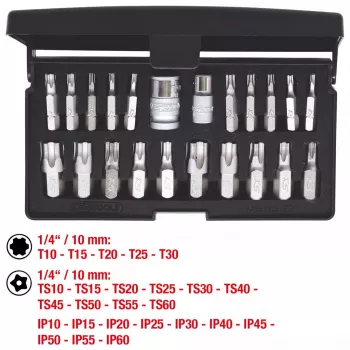 KS Tools 911.3120 TX plus dopsleutelset, 22 stuks