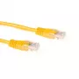 ACT geel 3 meter U/UTP CAT5E patchkabel met RJ45-stekkers
