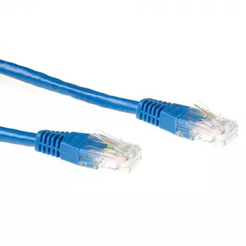 ACT blauw 3 meter U/UTP CAT6 patchkabel met RJ45-stekkers