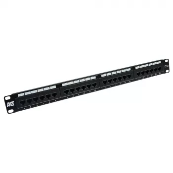 Patchpanel 24-poorts onafgeschermd CAT5E ACT PP1001