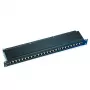Patchpanel CAT6 afgeschermd 24 poorts met afdekking ACT PP1012