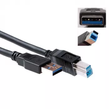 USB 3.0 A-stekker - USB B-stekker 5,00 m, ACT, SB0004