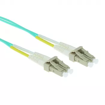 ACT 17 meter LSZH multimode 50/125 OM3 glasvezel-patchkabel duplex met LC-stekkers