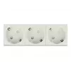 DeLock 81323 Easy 45 3-voudig Schuko-stopcontact, 45 x 45 mm, 5 st.