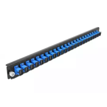 Splicebox frontplaat DeLOCK 19 inch 24 poort SC simplex blauw