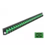 Splicebox frontplaat DeLOCK 19 inch 24 poort SC simplex groen