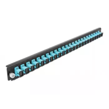 Splicebox frontplaat DeLOCK 19 inch 24 poort SC simplex aqua