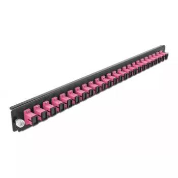 Splicebox frontplaat DeLOCK 19 inch 24 poort SC simplex violet