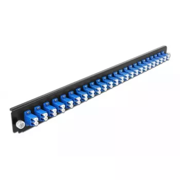 Splicebox frontplaat DeLOCK 43357 24 poort LC duplex blauw