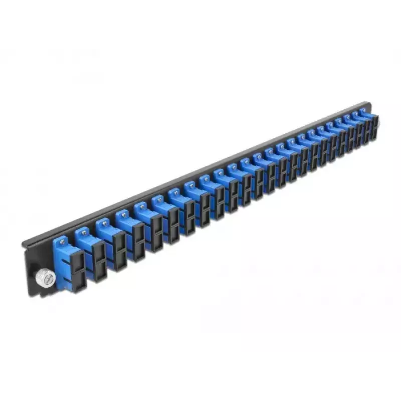 Splicebox frontpaneel DeLOCK 19 inch 24 poort SC duplex blauw