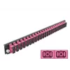 Splicebox frontplaat DeLOCK 19 inch 24 poort SC duplex violet