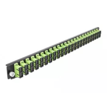 Splicebox frontplaat DeLOCK 19 inch 24 poort SC duplex limoengroen