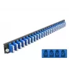 Splicebox frontplaat DeLOCK 19 inch 24 poort LC quad blauw