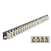 Splicebox frontplaat DeLOCK 19 inch 24 poort LC quad beige