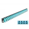 Splicebox frontplaat DeLOCK 19 inch 24 poort LC quad aqua