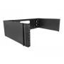 Rackbasis DeLOCK 19 inch wandmontage rack 3U opklapbaar zwart