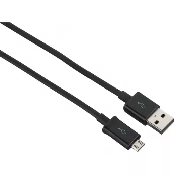 Hama 00200904 USB-kabel USB 2.0 0,9 m USB A micro-USB B zwart