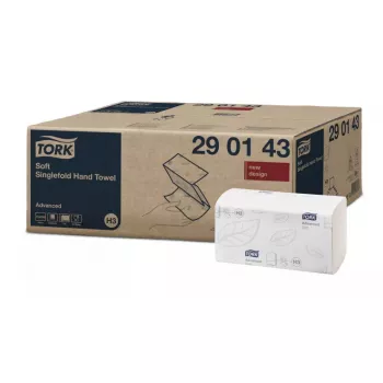 Papieren handdoekjes Tork 290143 250 vel wit