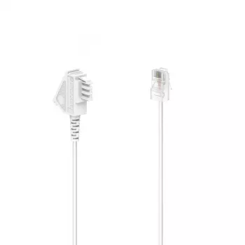 Hama 00201118 telefoonkabel 3 m wit