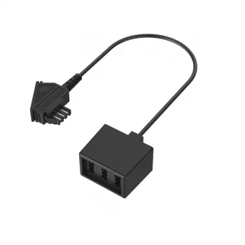 Hama 00201124 kabeladapter TAE-F 3 x TAE-NFF zwart
