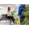 Schoudertas Sigel BA411 vilt grijs unisex groot