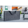 Schoudertas Sigel BA411 vilt grijs unisex groot