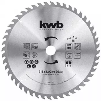 Cirkelzaagblad KWB 593159 31,5 cm 1 stuk
