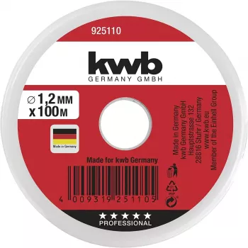 Touw KWB 925110 100 m nylon groen 1,2 mm