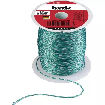 Touw KWB 925110 100 m nylon groen 1,2 mm
