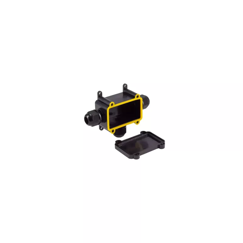 Elektrische aansluitdoos ShiverPeaks BS08-01051 IP68 zwart ABS-kunststof