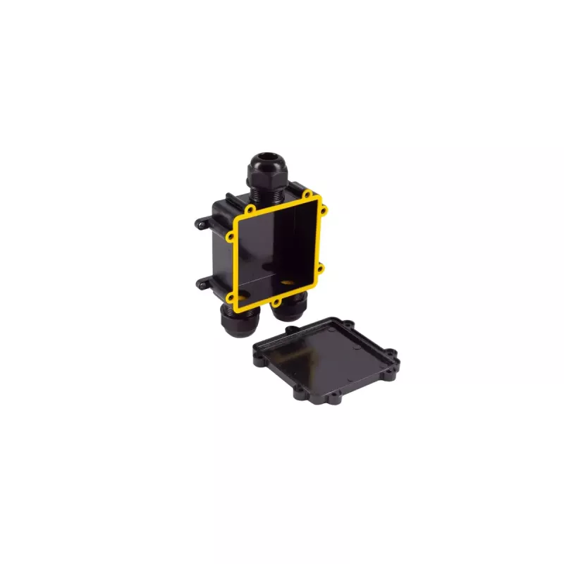 Elektrische aftakdoos ShiverPeaks BS08-01052 IP68 zwart ABS-kunststof