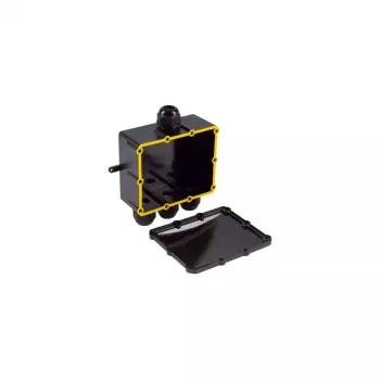 Elektrische aftakdoos ShiverPeaks BS08-01053 IP68 zwart ABS-kunststof
